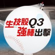 生技股Q3強棒出擊